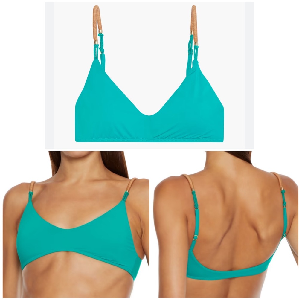 VIX PAULA HERMANNY ☀️ Luli Elis embellished bikini top